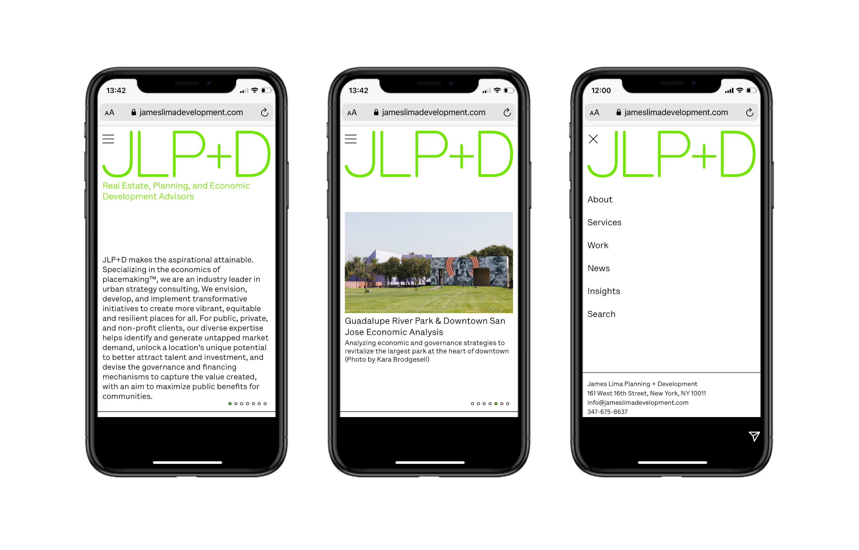 JLPD+D website mobile